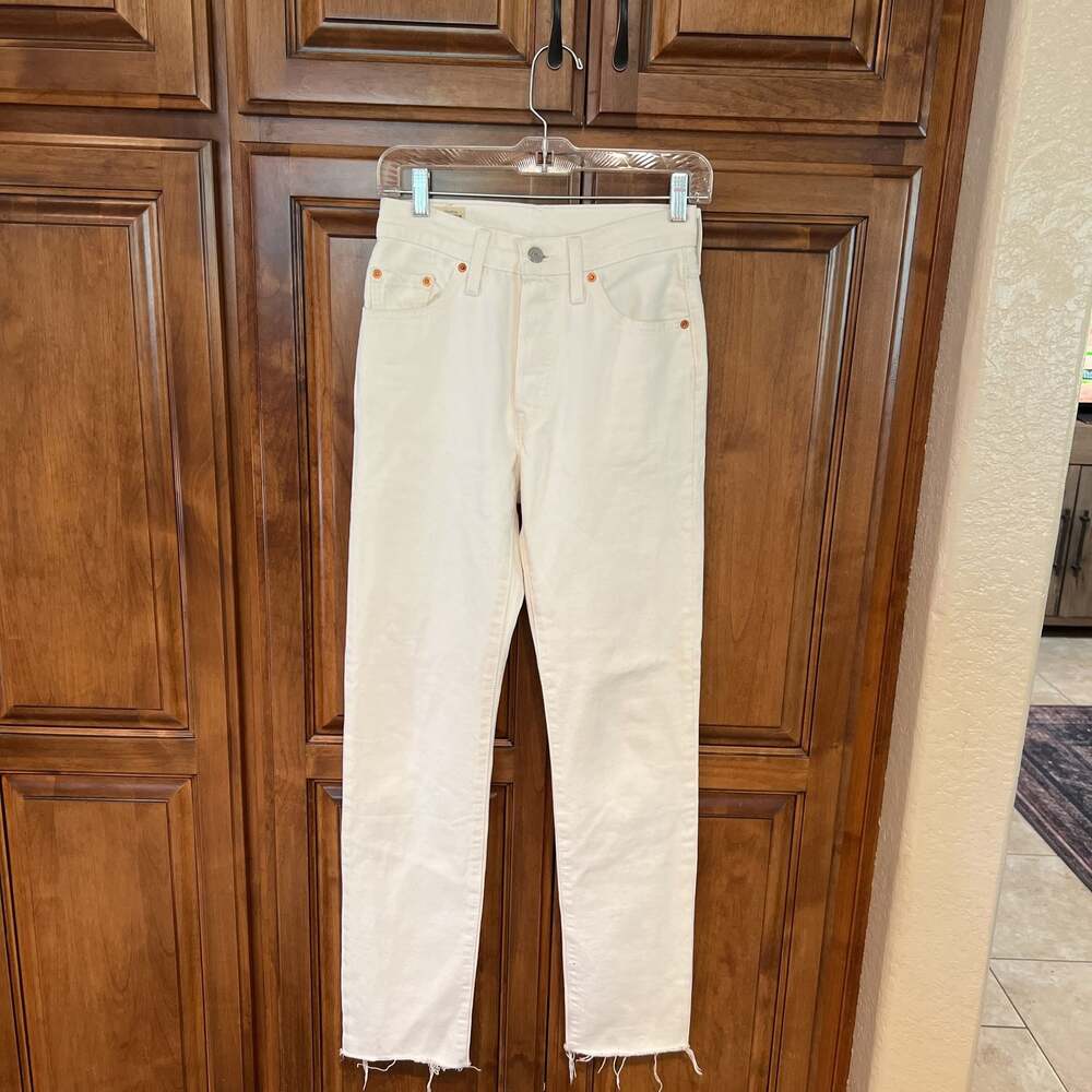 Levi's 501 Original Fit Men's White Jeans